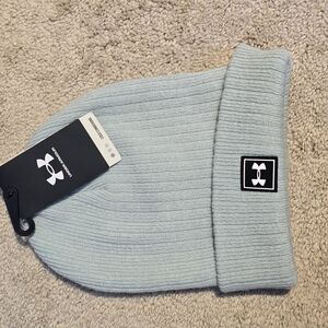 Unisex Under Armour Light Blue Beanie.. winter Hat